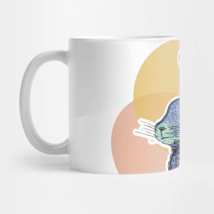 Lucky Bunny illustration Mug